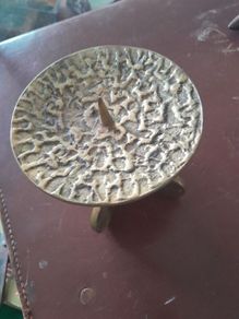 old brass candlesticks