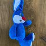 Blue Kinder Bunny Plush Toy Image 5