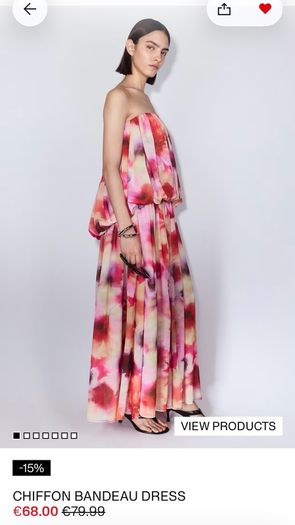H&M floral maxi dress