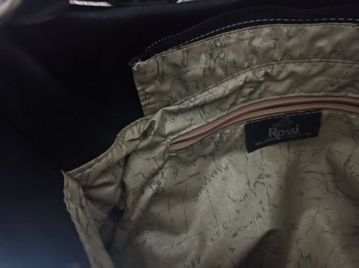 Black Bruno Rossi Real Leather Bag