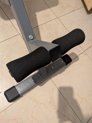 Hyperextension Roman Chair Ab Workouts Sit Up Gym Bench for Home