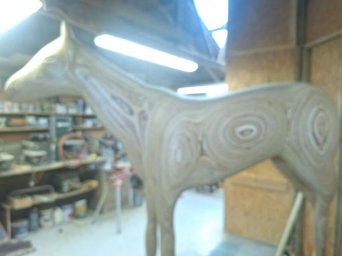 Life Size Replica Solid Wooden Horse