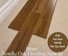 New 8mm Laminate Click Flooring With Underlay