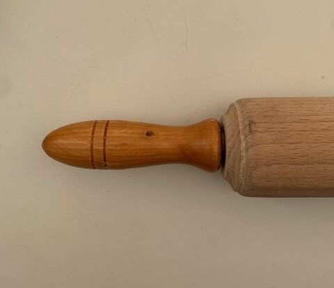 Vintage French Rotating Rolling Pin