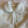 Girls stunning white ivory fur jacket coat 9 10 Image 2