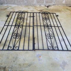 Wrought iron gates