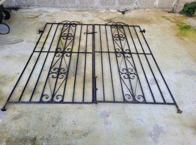 Wrought iron gates