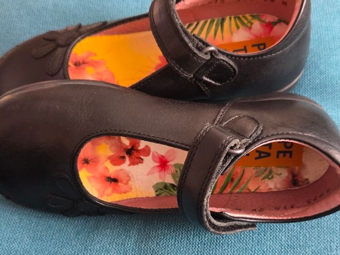 Girls leather school shoes - Petasil