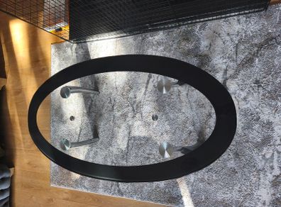 Glass top coffee table