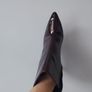 M&S ladies patent burgundy ankle boots (brand new) Image 8