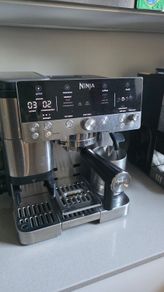 Ninja Luxe Premier 3-in-1 Coffee Machine, Silver ES601UK