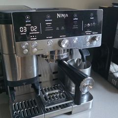Ninja Luxe Premier 3-in-1 Coffee Machine, Silver ES601UK