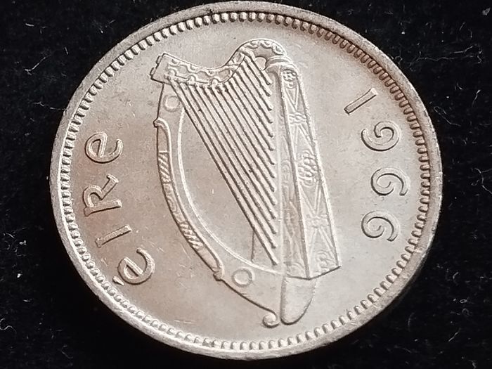 Ireland - 1966 - 3 Pence - Hare - UNC - KM.12a - [2232]
