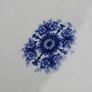 Vintage Ironstone Blue and white Transfer Serving Plates HUDSON WILCOX & TILL - England 16"x12" and 14"x11" Image 8