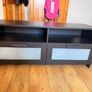 Ikea Tv Stand Only Black Left Image 2