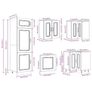 14 Piece Kitchen Cabinet Set Smoked Oak Image 10