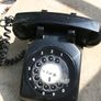 Antique 1940's Art Deco Monophone Telephone Black Bakelite Rotary Dial Phone Image 5