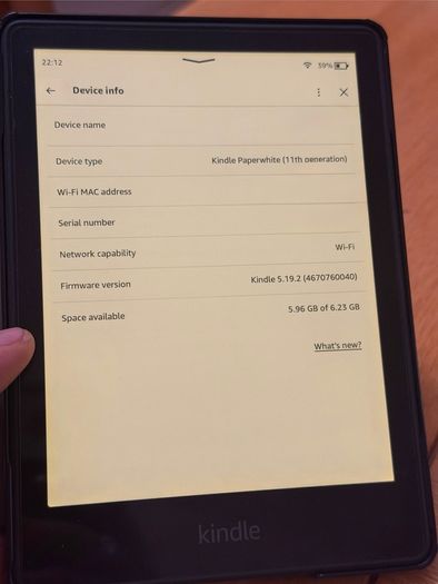 Kindle Paper White 11th