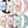 CeMiKa 6 Pack Sport Straps Compatible with Apple Watch Strap 40mm 41mm 38mm 42mm(Series 11) - Silicone Sport Replacement Band for iWatch SE Series 11 10 9 8 7 6 5 4 3 SE3, Women Men Image 3