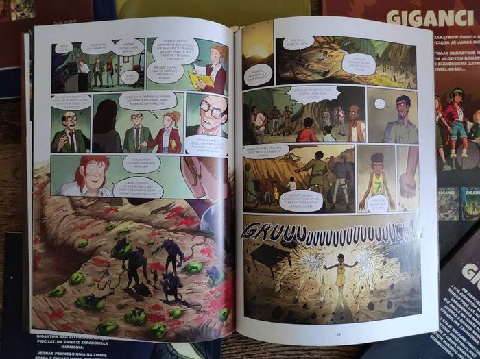 8x Polish Children's Comic Books, Age 9+
