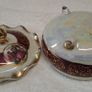 Vintage ornate lustreware lidded pot Image 3