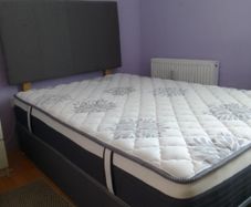 Small double bed with mattress