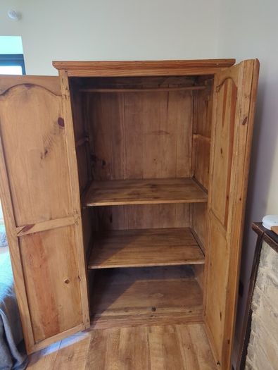 Solid wooden wardrobe