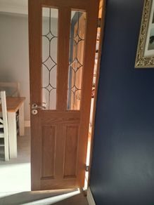 2 White Oak internal doors