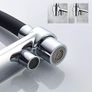 3 Way Kitchen Tap For Filter Water Purifier, Black Sink Mixer With Shower Head Image 4