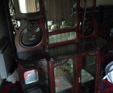 vintage sideboard display cabinet