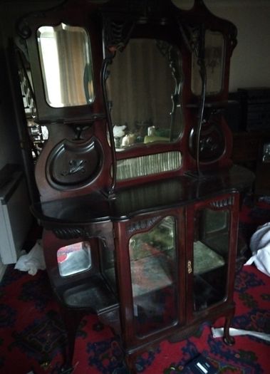 vintage sideboard display cabinet