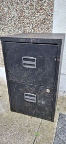 2 drawer metal cabinet