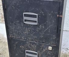 2 drawer metal cabinet