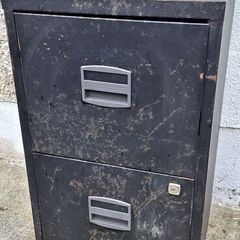 2 drawer metal cabinet