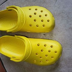 Yellow original crocs adults size 7