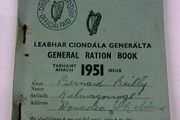 Old Irish ration book Ireland Ephemera Reilly County Kildare