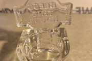 Celtic Cross Glass Holy Water Roman Catholic Font / Votive Candle Holder