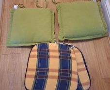 Patio chair cushions x 4 Free