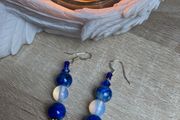 Handmade Archangel Michael Opalite Crystal Earrings For Protection And Increasing Energy