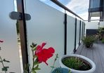 Frosted/ etched glass effect film