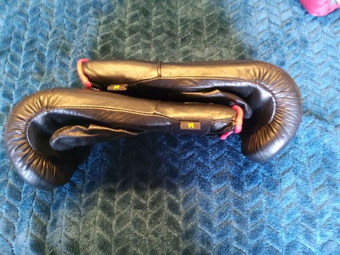 Boxing glove and pad bundle