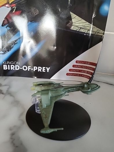 star trek eaglemoss klingon bird of prey