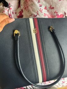 Tommy Hilfiger Navy Blue Tote Bag - Excellent Condition