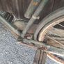 Antique Raleigh Roadster Bicycle  all originals for restoration project all works just needs tyres great original piece for the collection solid bike gears all work too Image 3