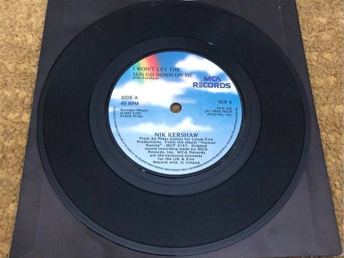 Nik Kershaw - I Won't Let The Sun Go Down On Me (1984) Irish 7"