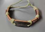 Real leather bracelet