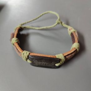 Real leather bracelet
