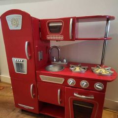 wooden play kitchen