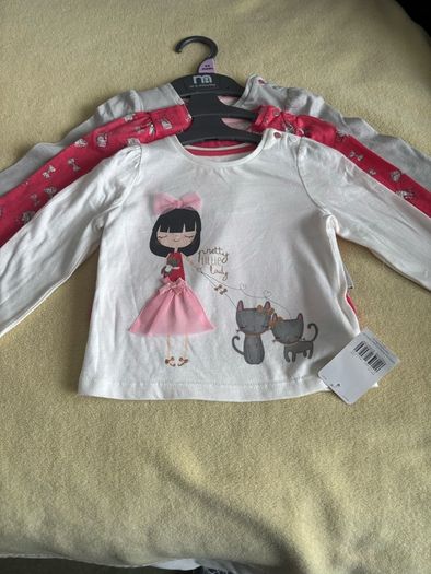 Mothercare baby cotton tops & leggins age 6-9monthe