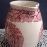 Vintage MASON'S Patent Ironstone China 50 oz Pitcher with Rope Edge in the Red & White VISTA Pattern Image 8